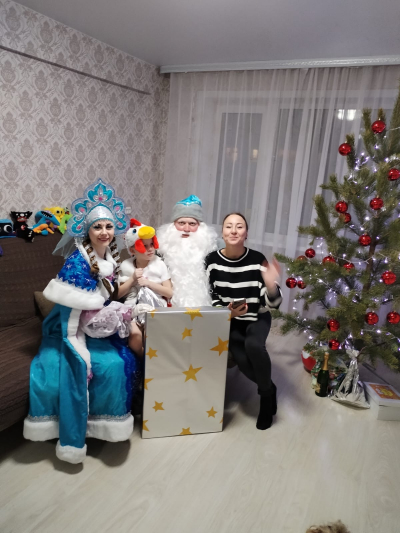 Дед Мороз и Снегурочка побывали в гостях...